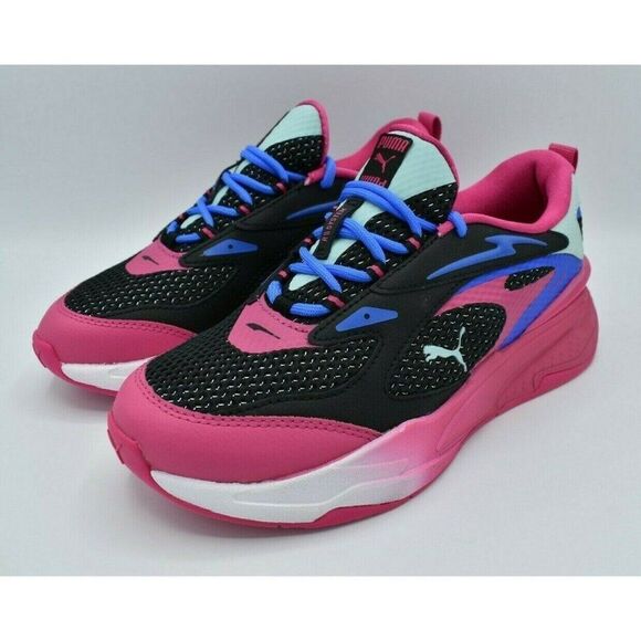 Puma RS Womens Size 8.5 Fast Surveillance Purple Black Sneakers Shoes 384329 01